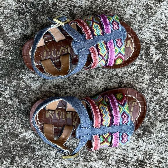 Sam Edelman Gigi Nancy Sandals‎ Blue Size 7 - Picture 4 of 6